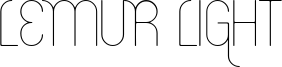 Lemur Light Font