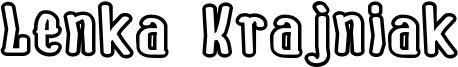 Lenka Krajniak Font