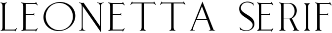 Leonetta Serif Font
