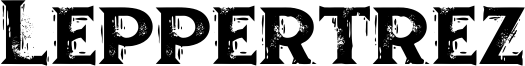 Leppertrez Font