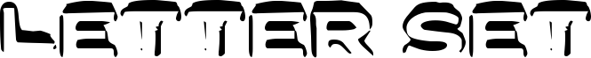 Letter Set Font