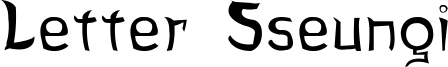 Letter Sseungi Font