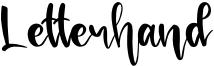 Letterhand Font
