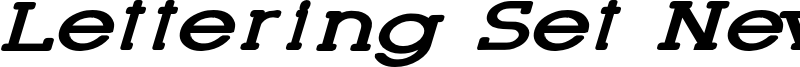 Lettering Set New Font