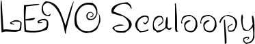 LEVO Scaloopy Font