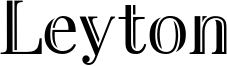Leyton Font