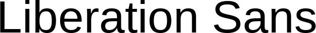 Liberation Sans Font