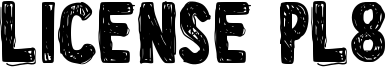 License PL8 Font