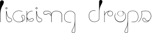 Licking Drops.otf