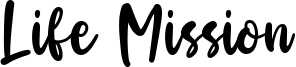 Life Mission Font