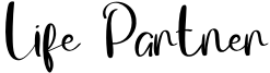 Life Partner Font