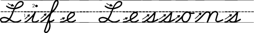 Life Lessons Font