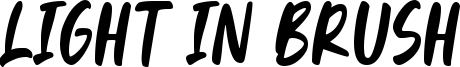 Light In Brush Font