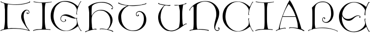Light Unciale Font