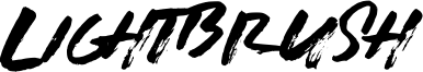 Lightbrush Font