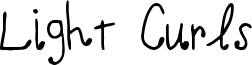 Light Curls Font