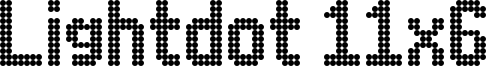 Lightdot 11x6 Font