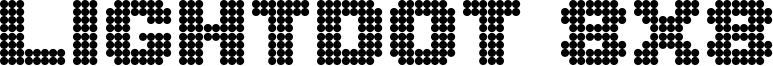 Lightdot 8x8 Font