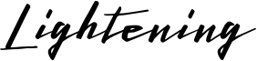 Lightening Free Font.otf