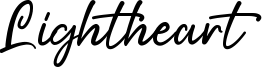 Lightheart Font