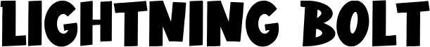 Lightning Bolt Font