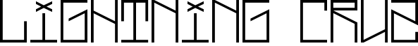 Lightning Cruz Font