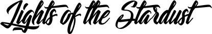 Lights of the Stardust Font
