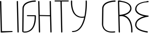 Lighty Cre Font