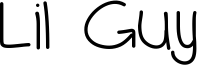 Lil Guy Font