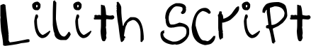 Lilith Script Font
