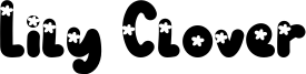 Lily Clover Font