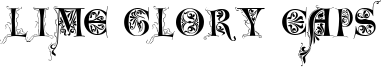 Lime Glory Caps Font