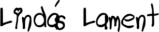 Linda's Lament Font