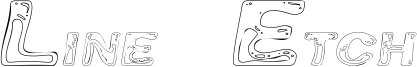 Line Etch Font