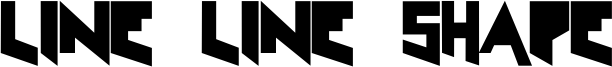 LineLineShapeClean.ttf