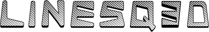 Linesq3d Font