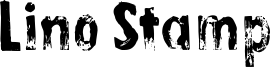 Lino Stamp Font