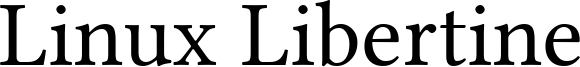 Linux Libertine Font