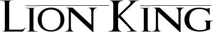 Lion King Font
