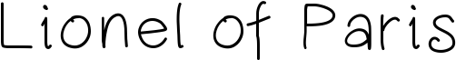 Lionel of Paris Font