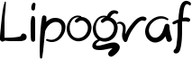 Lipograf Font