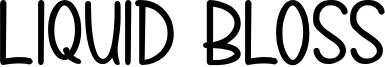 Liquid Bloss Font