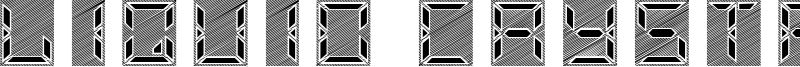 Liquid Crystal Font