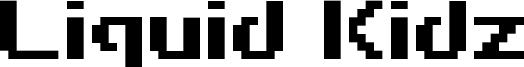 Liquid Kidz Font