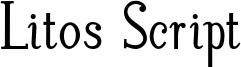 Litos Script BOLD.otf