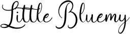 Little Bluemy Font