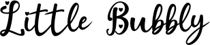 Little Bubbly Font