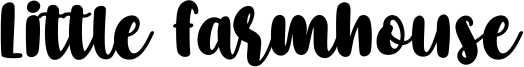 Little Farmhouse Font