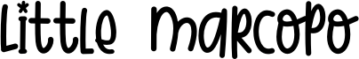 Little Marcopo Font