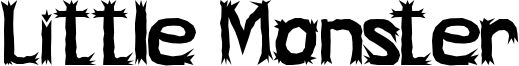 Little Monster Font